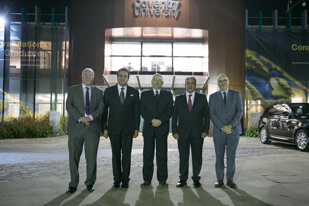 خلال زيارته للندن.. وزير التعليم العالي يزور جامعة كوفنتري (صور) 