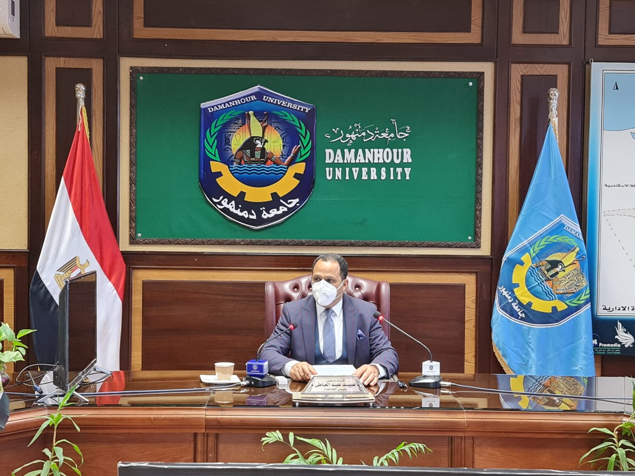 عبيد صالح: بنك الأفكار بجامعة دمنهور يساهم فى تنمية المجتمع والإرتقاء به