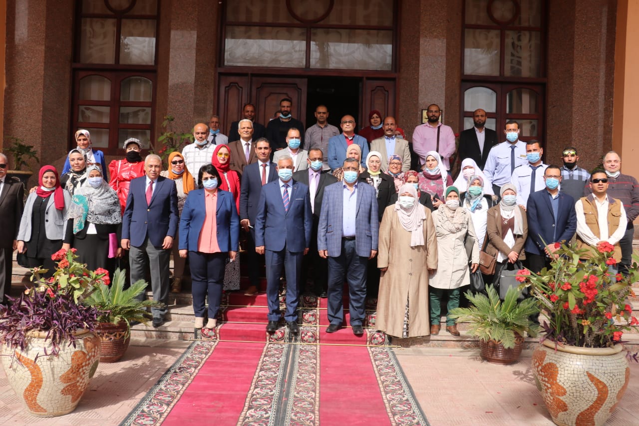 جامعة المنوفية ومركز الجامعة لضمان الجودة يحصلان على شهادة الأيزو ISO 9001: 2015