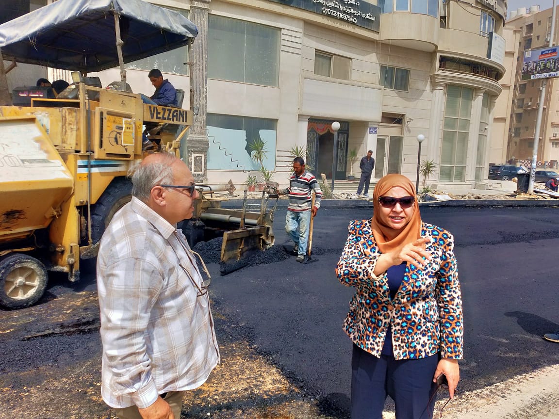 نائب المحافظ: استكمال اعمال تطوير ورفع كفاءة محور زهراء المعادي حتى كارفور