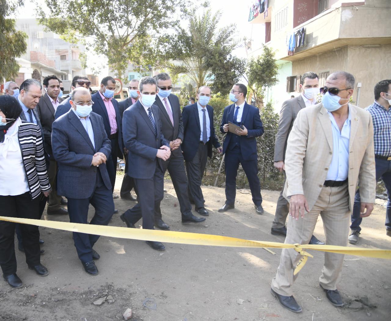 وزير التنمية المحلية يتفقد المشروعات الجارية بمركز زفتي ضمن برنامج تطوير الريف المصري