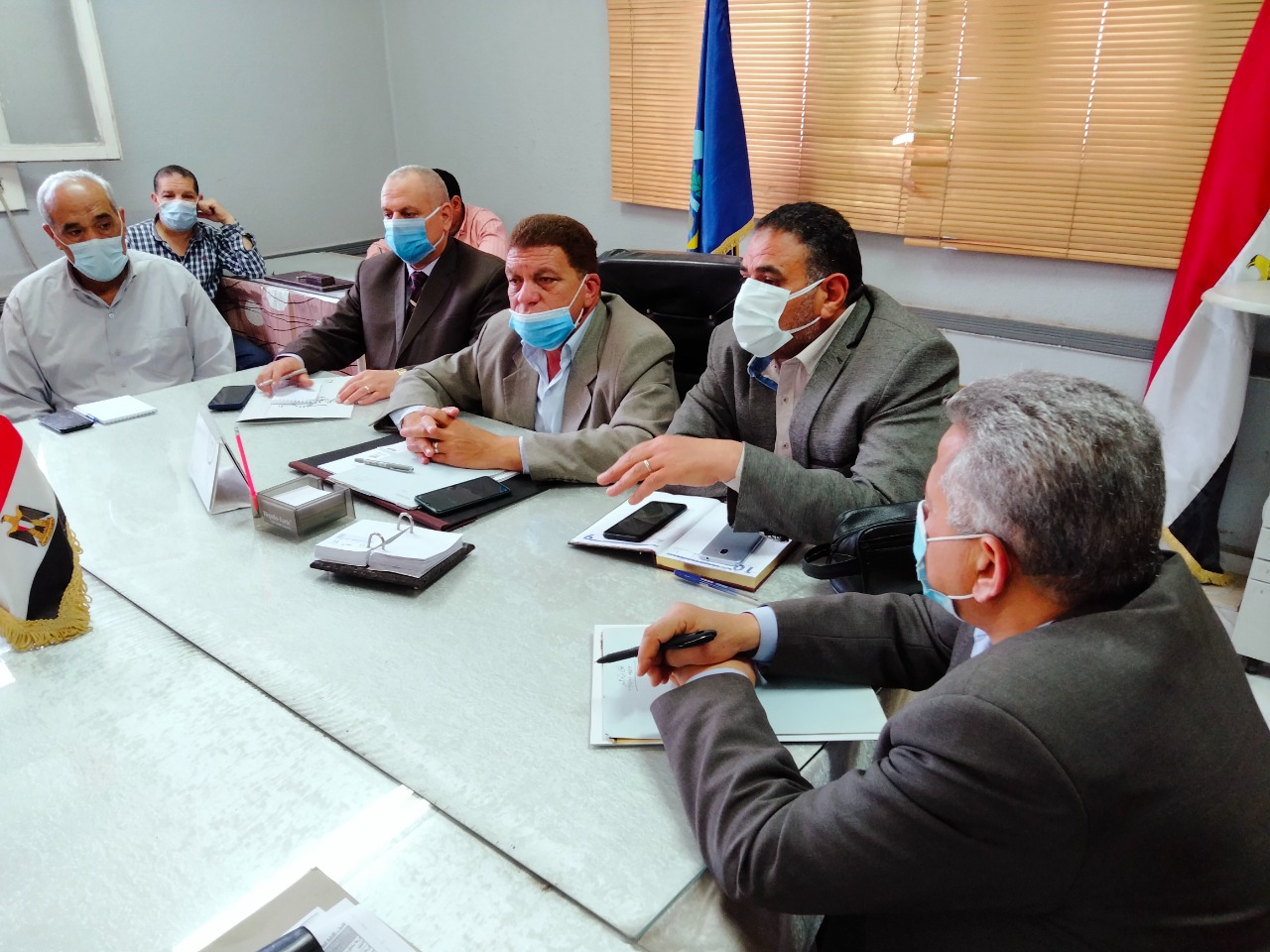 اجتماع تنسيقي بين مسئولي " الزراعة والري" بالبحيرة استعدادًا لزراعة الأرز