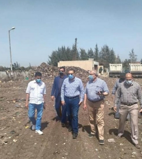 محافظ الشرقية يتفقد مصنع تدوير القمامة (جلفينا ) بعزبة ماهر ببلبيس