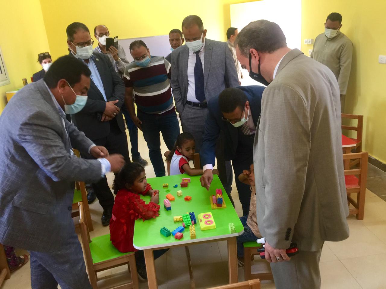 جولة تفقدية لمتابعة تنفيذ تطوير الحضانات بمشاركة ممثلى التضامن و"مصر الخير"..