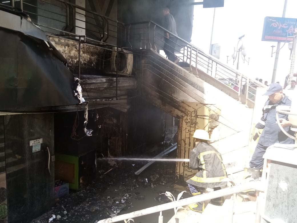 جودة: السيطرة على حريق بمحل بشارع غصن الزيتون مع شارع كارفور بالمعراج