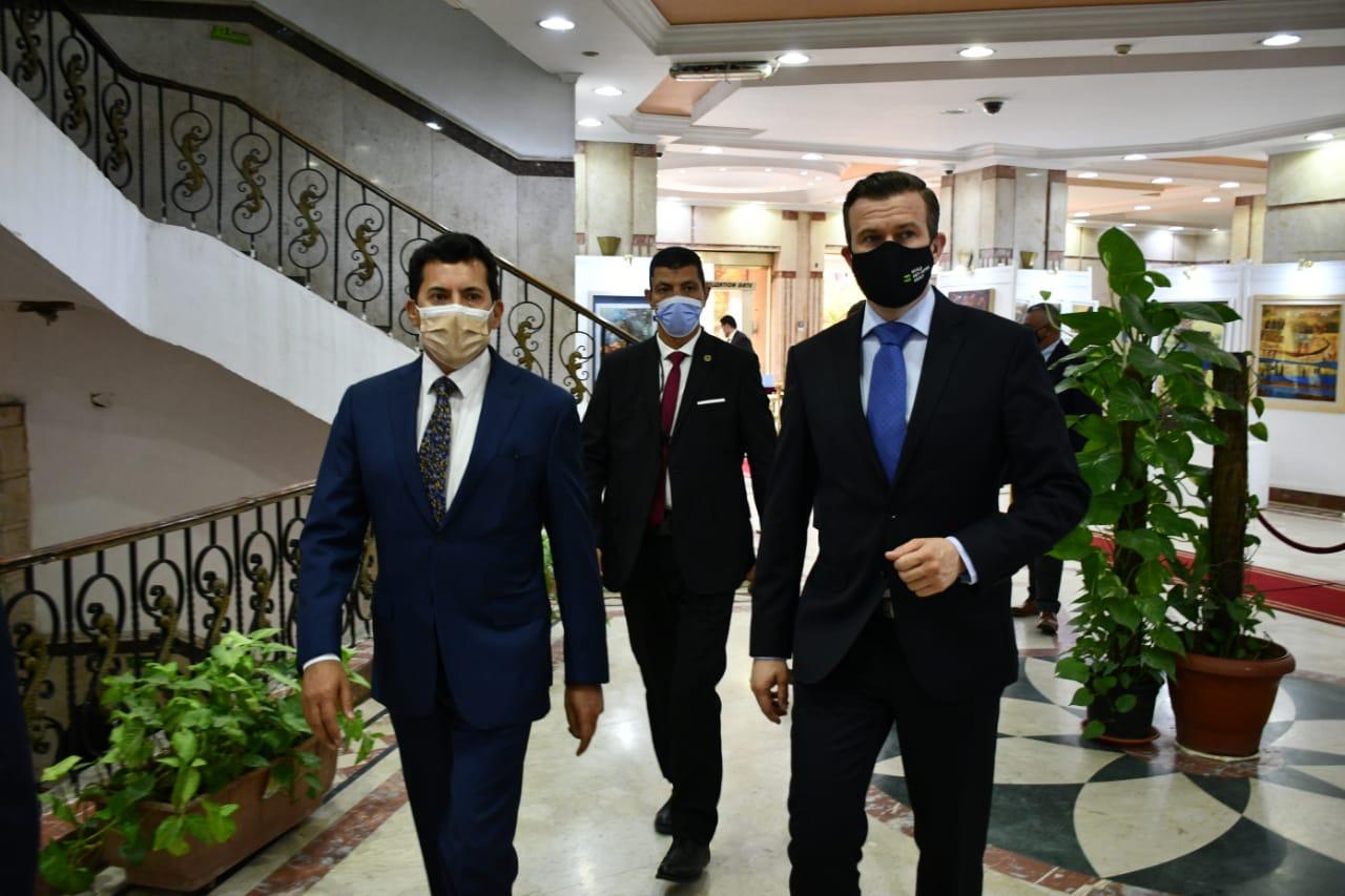 بانكا ...يشكر الحكومة المصرية على دعمها للرياضة الافريقية
