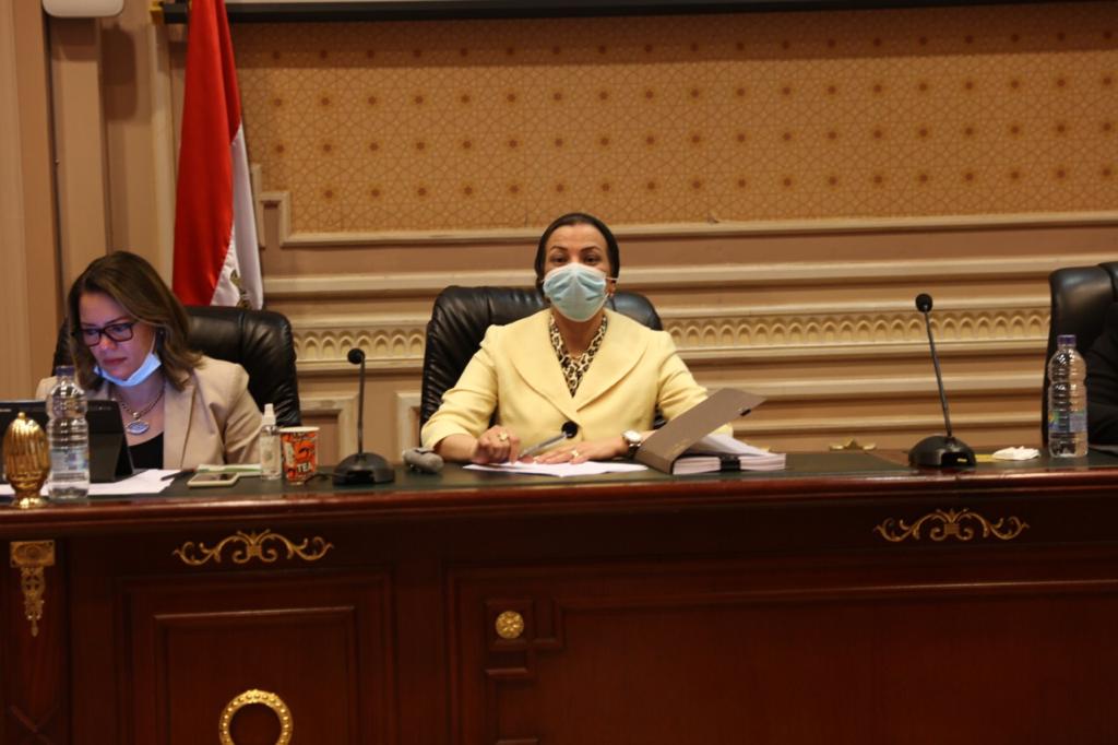 وزيرة البيئة تستعرض مع أعضاء لجنة الطاقة والبيئة بمجلس النواب مسودة اللائحة التنفيذية لقانون المخلفات