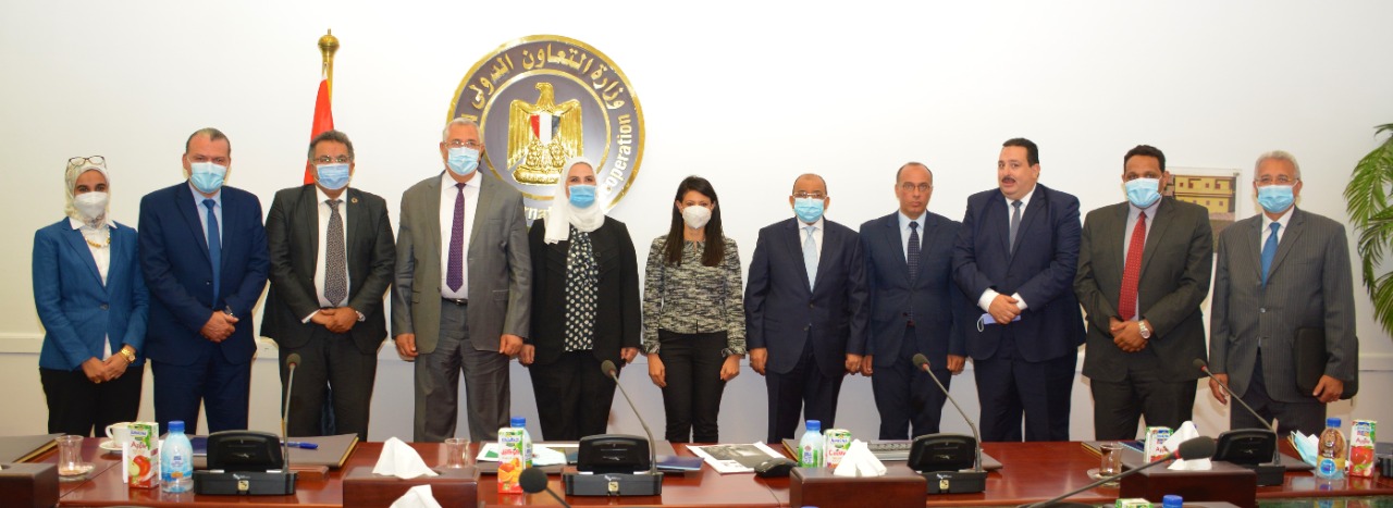 وزراء التعاون الدولي والتنمية المحلية والزراعة والتضامن الاجتماعي يبحثون دعم جهود الدولة للاستثمار في رأس المال البشري من خلال مشروع دعم المجتمعات والمرأة الريفية