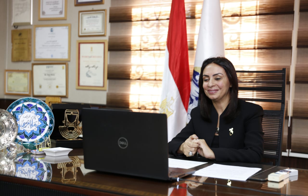 رئيسة القومي للمرأة تشارك في ملتقى چاهز 2021 