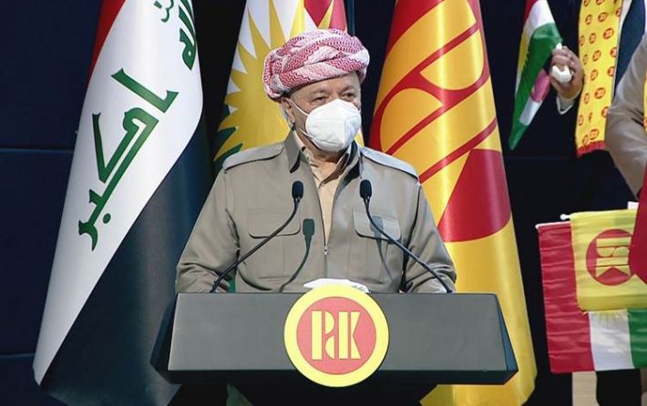 مسعود بارزاني: أزمتنا مع بغداد فى الشراكة.. وبعض مرشحينا للإنتخابات من غير الكرد