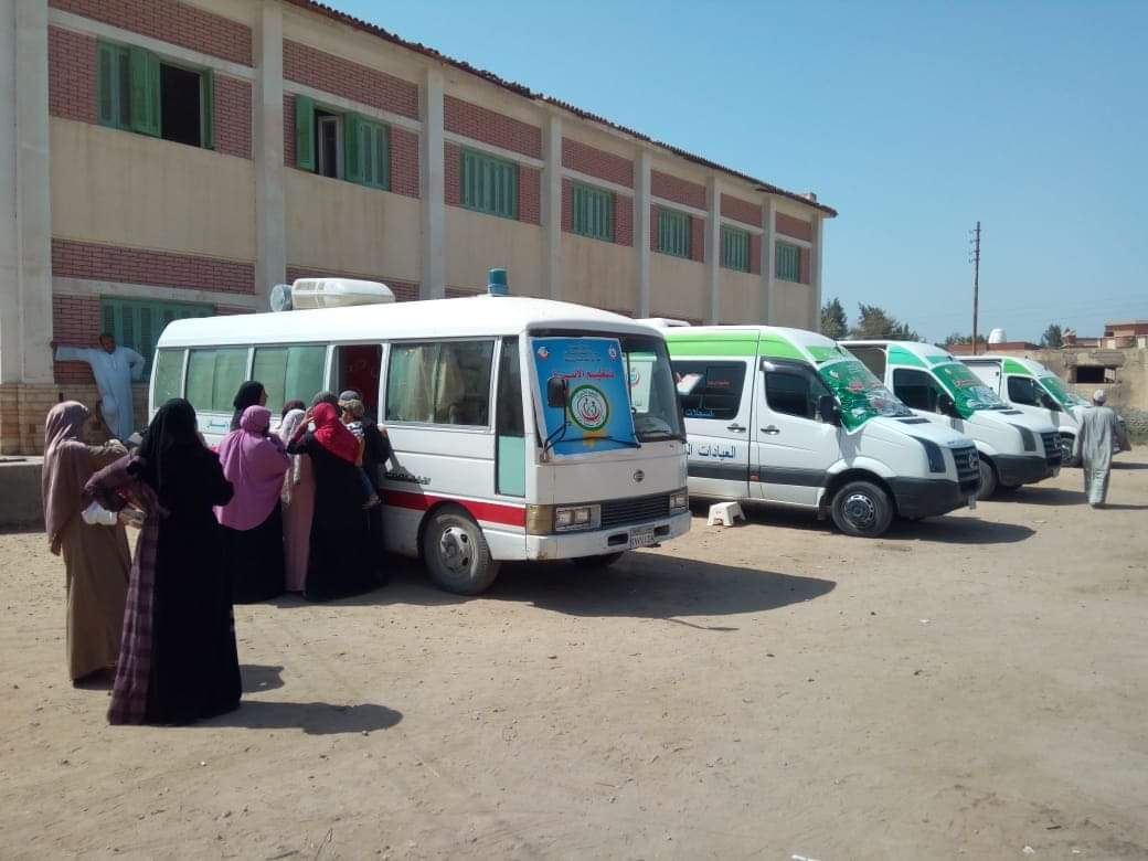 قافله طبيه مجانية تسفر عن الكشف على 1544 مواطن من أهالي قرية النبيرة بايتاي البارود