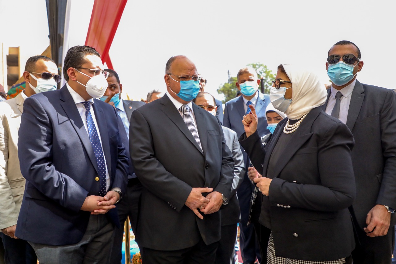 وزيرة الصحة ومحافظ القاهرة يتفقدان أعمال إنشاء مستشفى بولاق أبو العلا العام الجديد بتكلفة حوالي 750 مليون جنيه