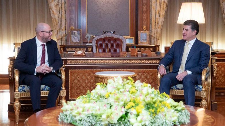 القنصل البريطاني الجديد يناقش استثمارات بلاده بكردستان ويشيد بأمن الإقليم