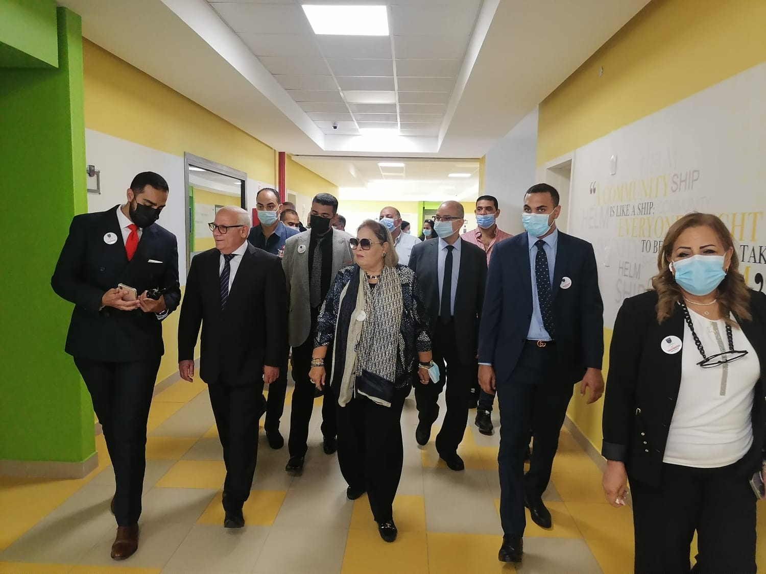 محافظ بورسعيد يشهد طابور الصباح بمدرسة الدكتورة نيرمين اسماعيل الدولية NIS بغرب بورسعيد
