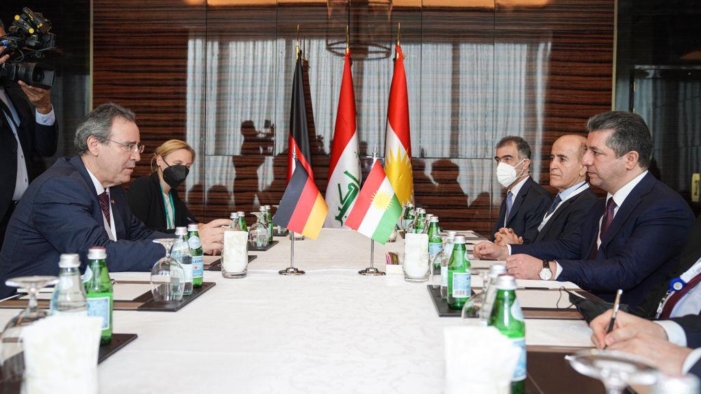 مسرور بارزاني يبحث مع أبو الغيط ووزراء ألمانيا وأمريكا والبحرين والأردن قضايا أمن المنطقة بالمنامة