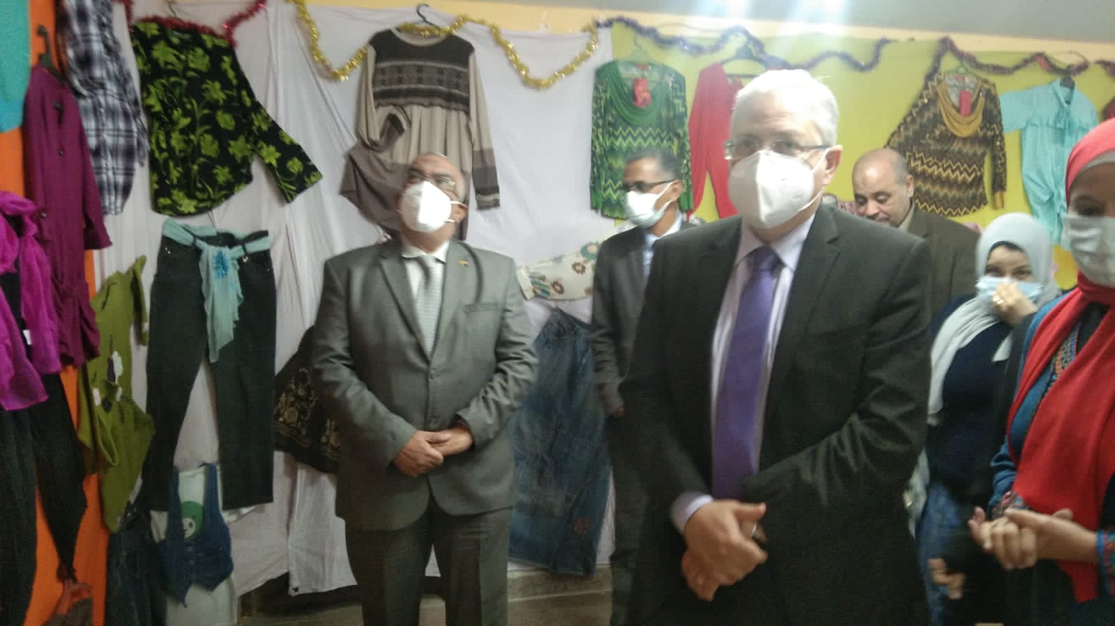جامعة حلوان تنظم معرض ملابس لطالبات المدينة الجامعية