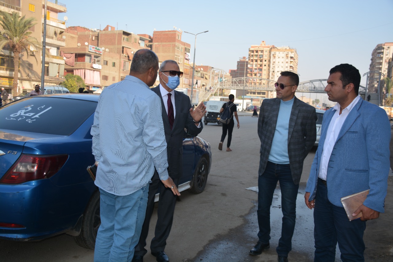 محافظ القليوبية يقوم بجولة لمتابعة المشروعات الجاري تنفيذها بحي شرق وغرب شبرا الخيمة