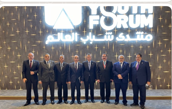 رئيس جامعة قناة السويس يشارك بمنتدى شباب العالم النسخة الرابعة