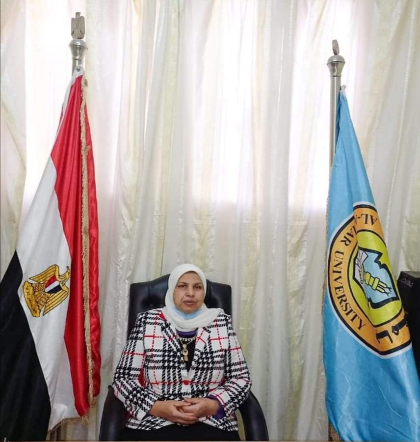 الدكتورة سوزان عبد الرحمن وكيلة لكلية الاقتصاد المنزلي جامعة الأزهر لشئون التعليم والطلاب