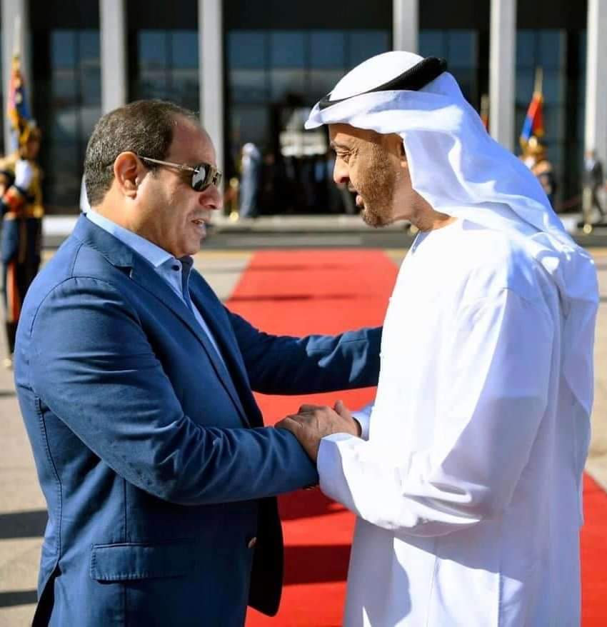 الرئيس السيسى يهنىء محمدين زايد لانتخابه رئيسا لدولة الامارات