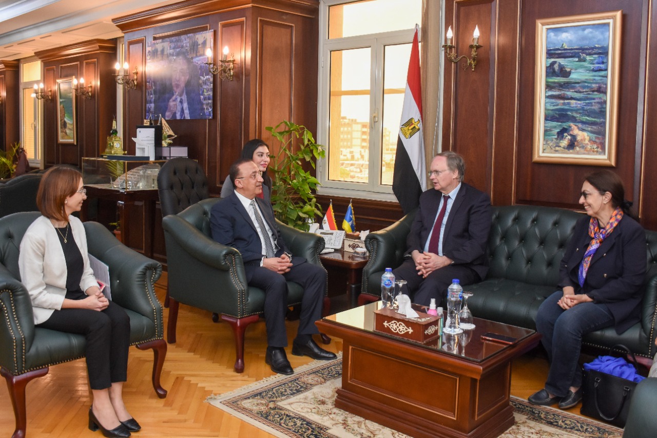 محافظ الإسكندرية يستقبل سفير الإتحاد الأوروبي لبحث تعزيز سبل التعاون بين الجانبين