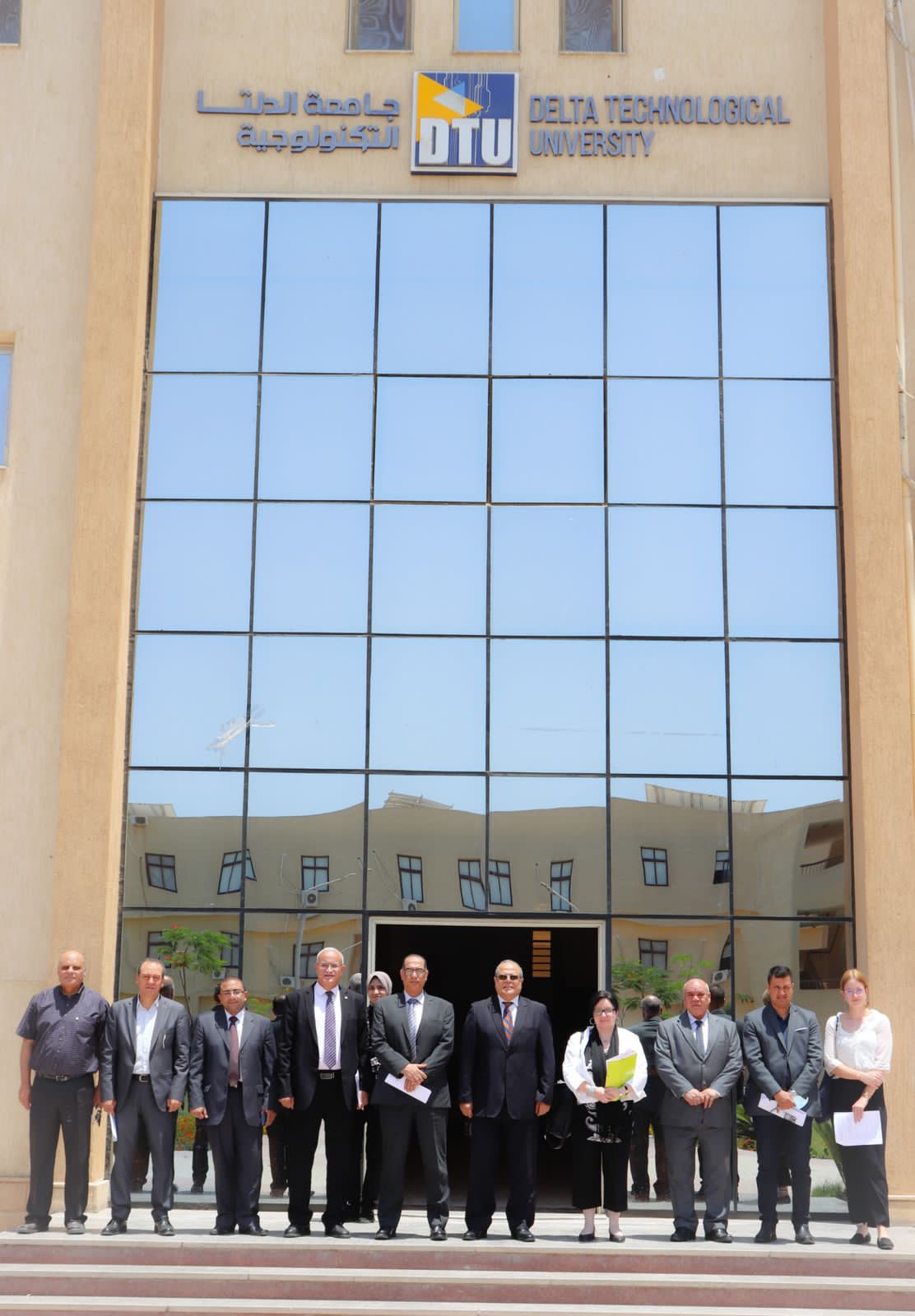 رئيس جامعة الدلتا التكنولوجية يستقبل مدير مكتب الهيئة الألمانية للتبادل العلمى DAAD بالقاهرة