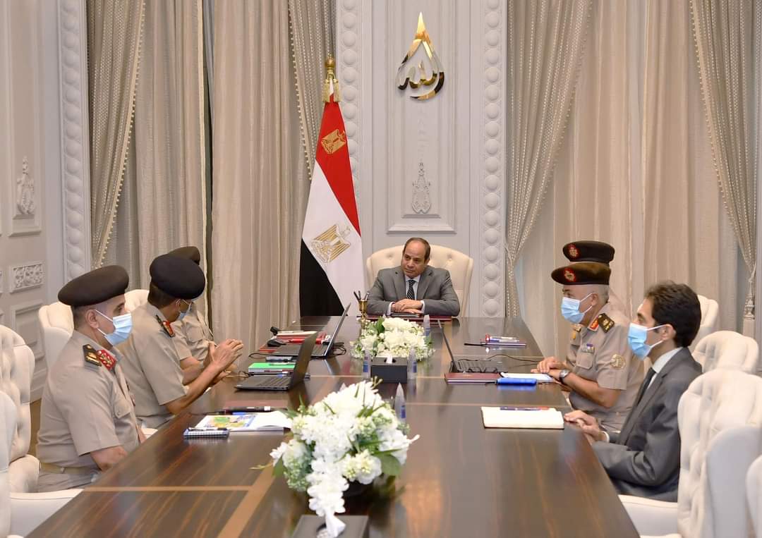 الرئيس السيسى يتابع مشروعات الاستصلاح الزراعى بتوشكى