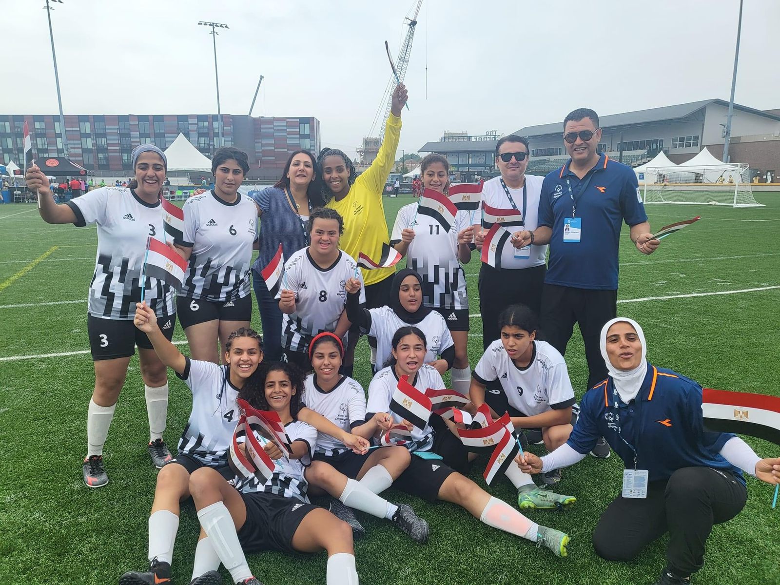 وزير الرياضة يهنىء منتخب الأولمبياد الخاص ببرونزية كأس العالم للكرة النسائية الموحدة
