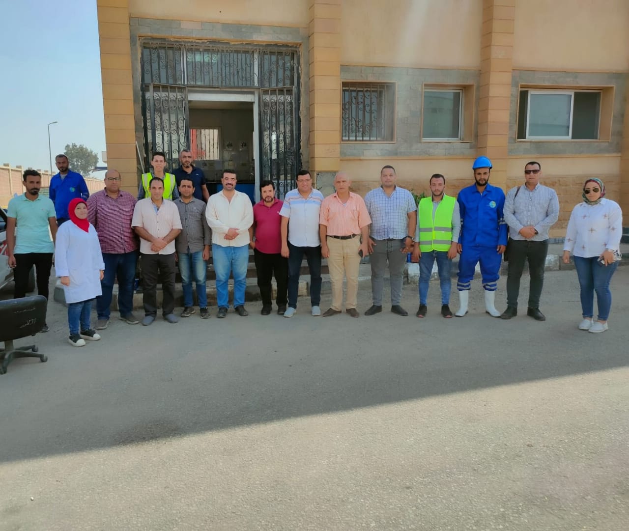 جهاز تنظيم مياه الشرب وحماية المستهلك يتابع تشغيل محطه معالجه الصرف الصناعي بقويسنا