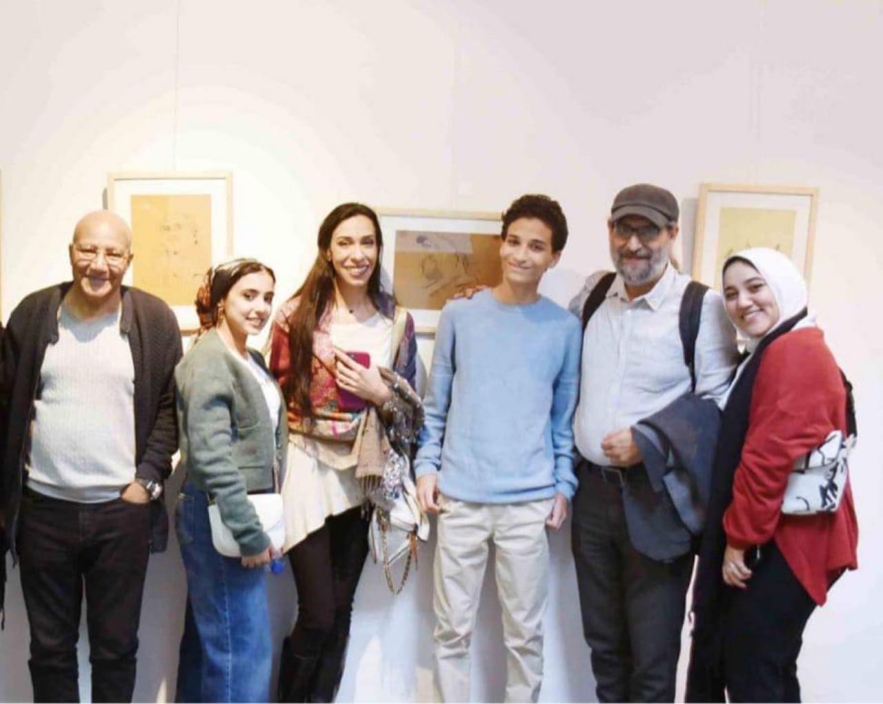 متحف العميد يحتضن "خطوط" الفنان الشباب آدم موسى .. (صور)