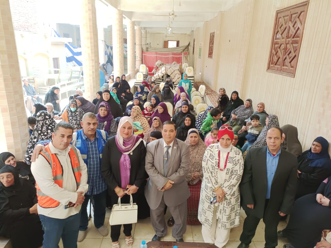جامعة مدينة السادات تنظم مشروع تنموى لتنمية الريف المصري بقرية " أبنهس" مركز قويسنا