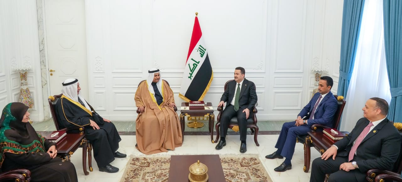 رئيس مجلس الوزراء العراقي يستقبل رئيس البرلمان العربي