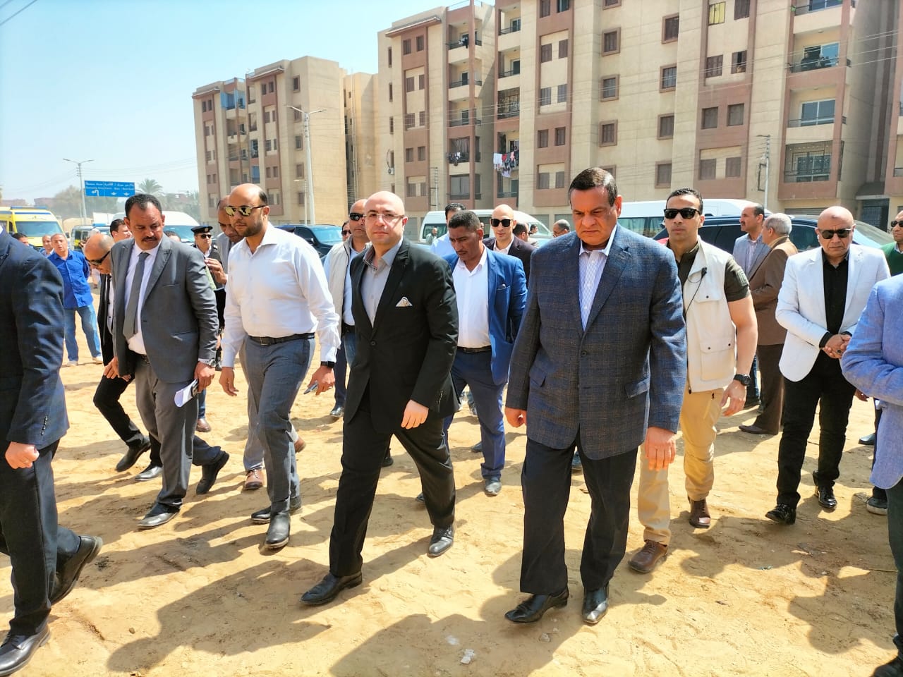 وزير التنمية المحلية ومحافظ بني سويف  يتفقدان عدداً من مشروعات المرحلة الأولى من حياة كريمة