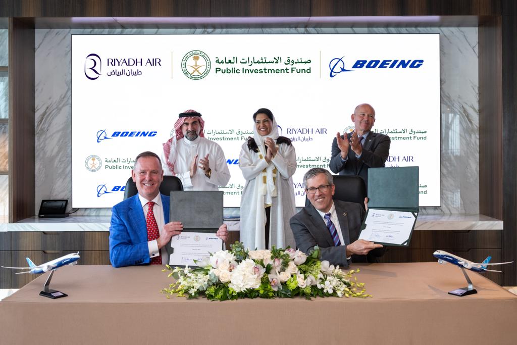 طيران الرياض يعلن عن أول طلب لأسطول للطائرات مكون من 72 طائرة بوينج دريملاينر من طراز 787-9 