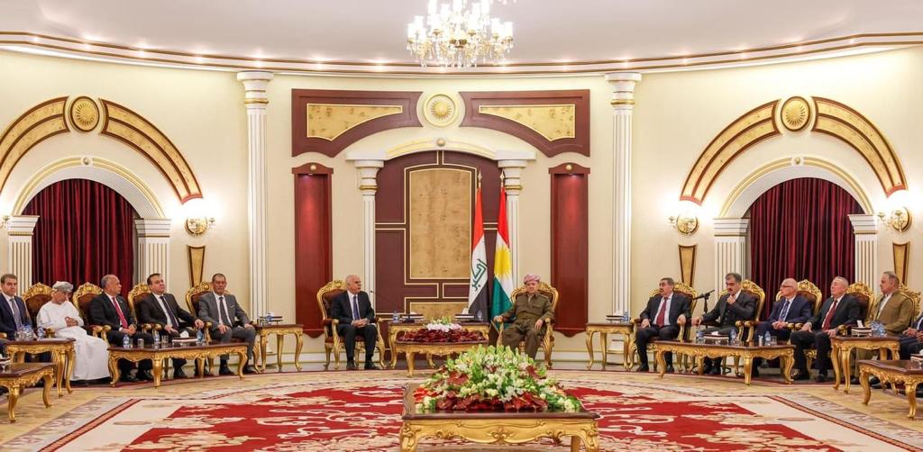 بارزاني للدبلوماسيين الأجانب: إنتخابات كردستان تعني إدامة شرعية مؤسسات الإقليم