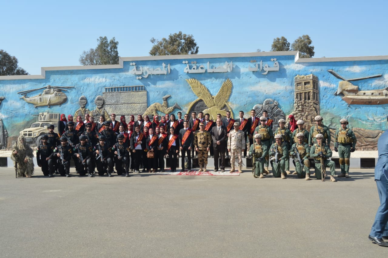 جامعة عين شمس في وحدات الصاعقة عرين الأبطال ورجال المهام الصعبة