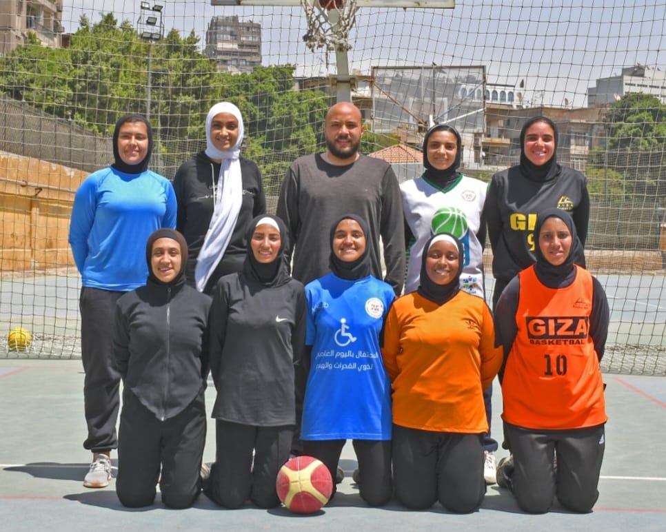 نادي طلعت حرب يستضيف فريق منتخب "كرة السلة للصم بنات" التابع لمديرية الشباب والرياضة