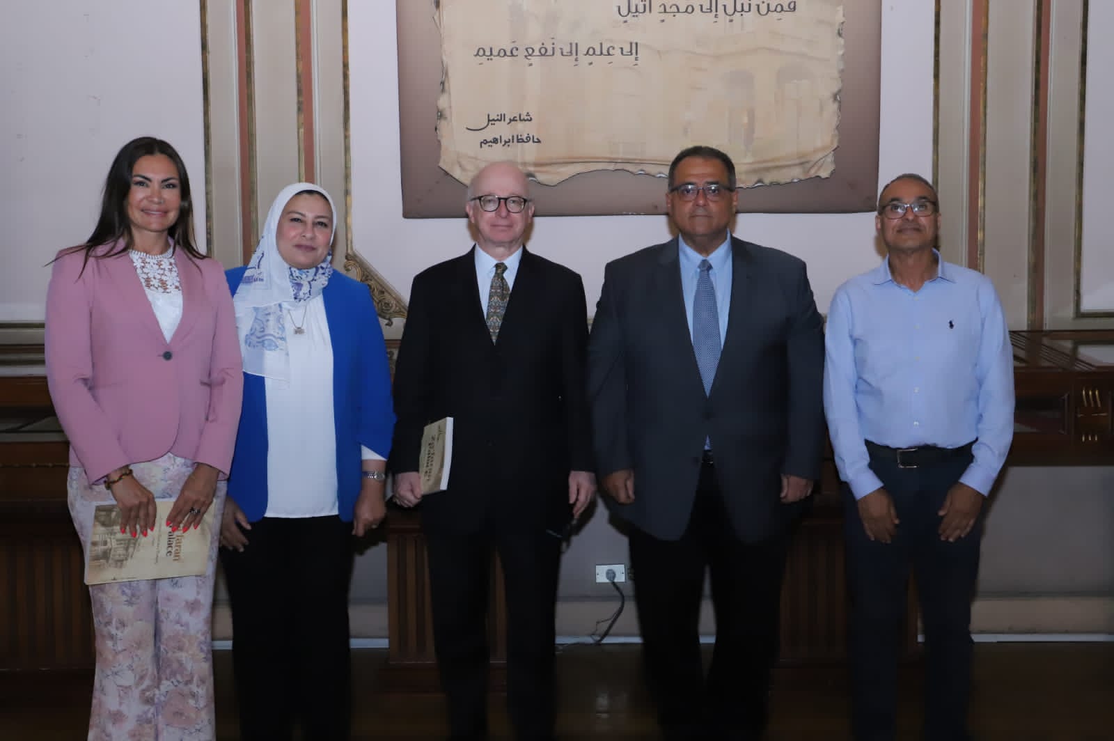 نائب رئيس جامعة عين شمس يستقبل سفير البرتغال والملحق الثقافي