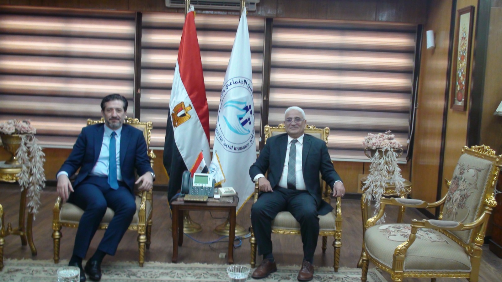 وزير العمل السوري " نرحب بكافة صور التعاون مع هيئة التأمينات المصرية