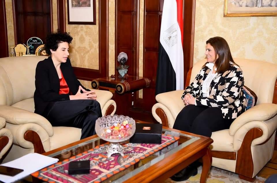 وزيرة الهجرة تستقبل سفيرة قبرص لدى مصر لبحث ملف التعاون بصدد المبادرة الرئاسية إحياء الجذور "نوستوس