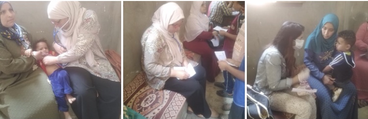 جامعة مدينة السادات تدشن قافلة طبية فى قرية "عزبة الوكيل" ضمن حياة كريمة