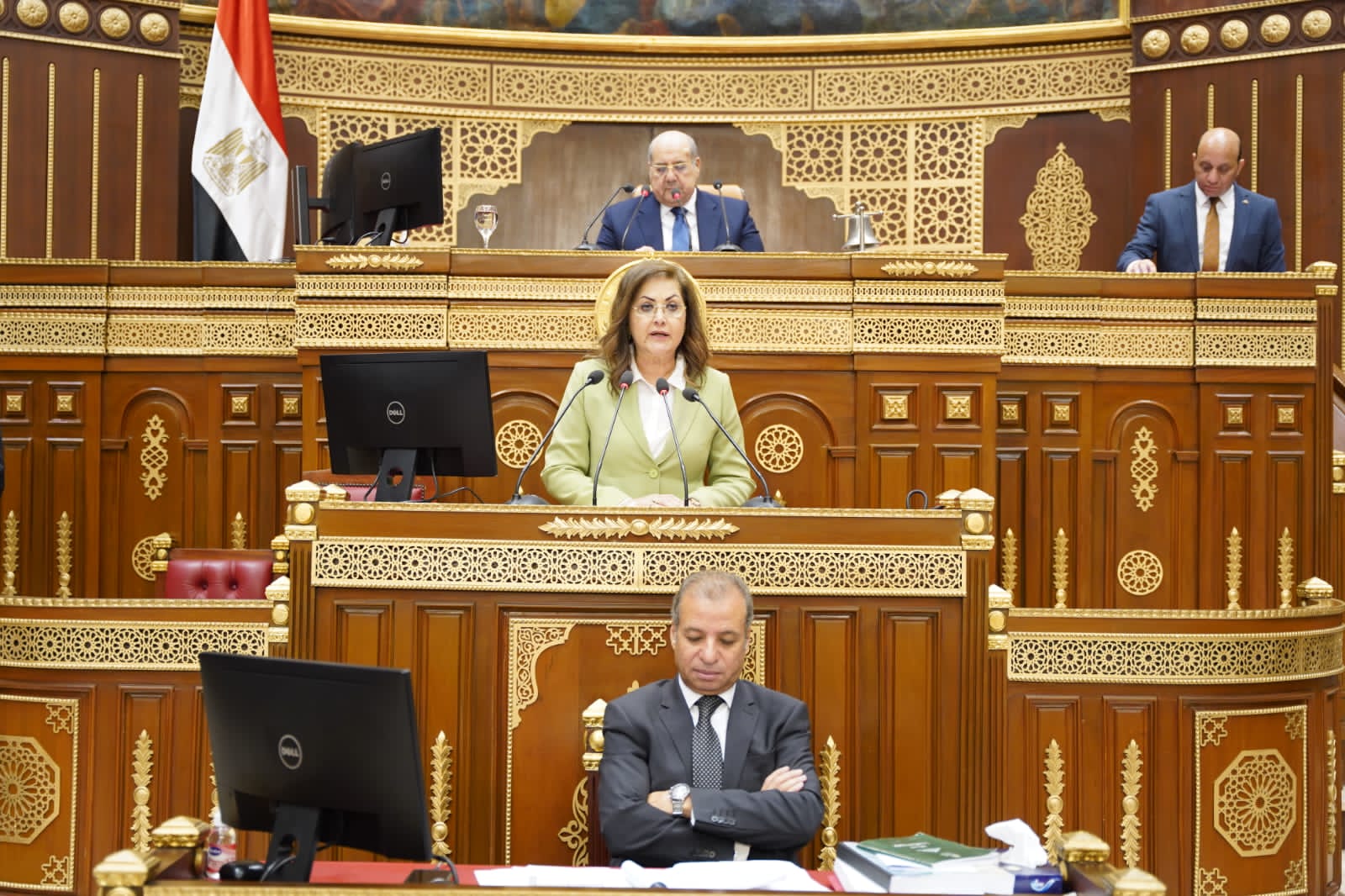وزيرة التخطيط والتنمية الاقتصادية تستعرض أبرز مستهدفات وتوجهات خطة العام المالي القادم 2023/2024