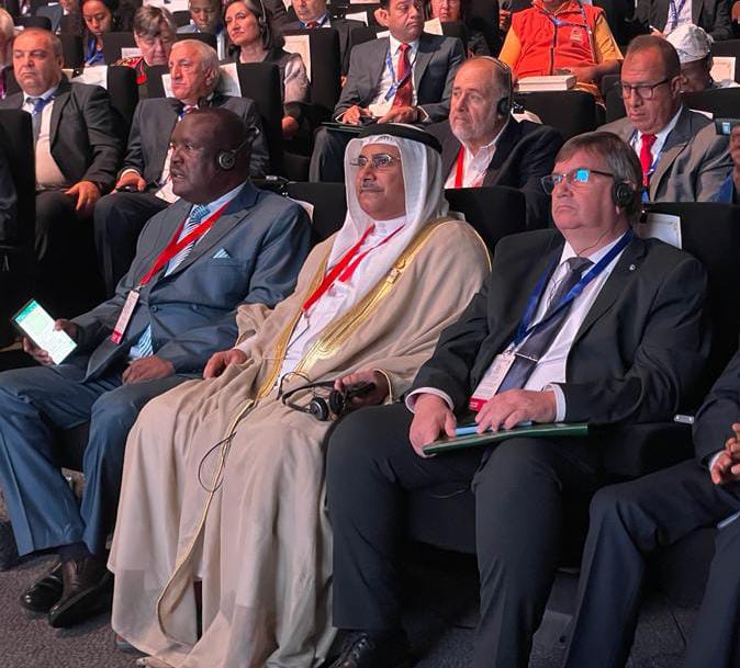 رئيس البرلمان العربي يشارك في افتتاح المؤتمر البرلماني الدولي حول الحوار بين الأديان بمدينة مراكش بالمملكة المغربية