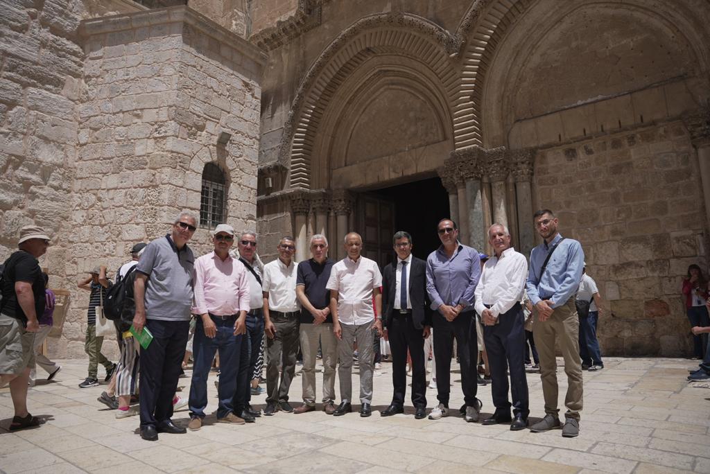 متخصصون مغاربة فى العمارة الأثرية يزورون القدس
