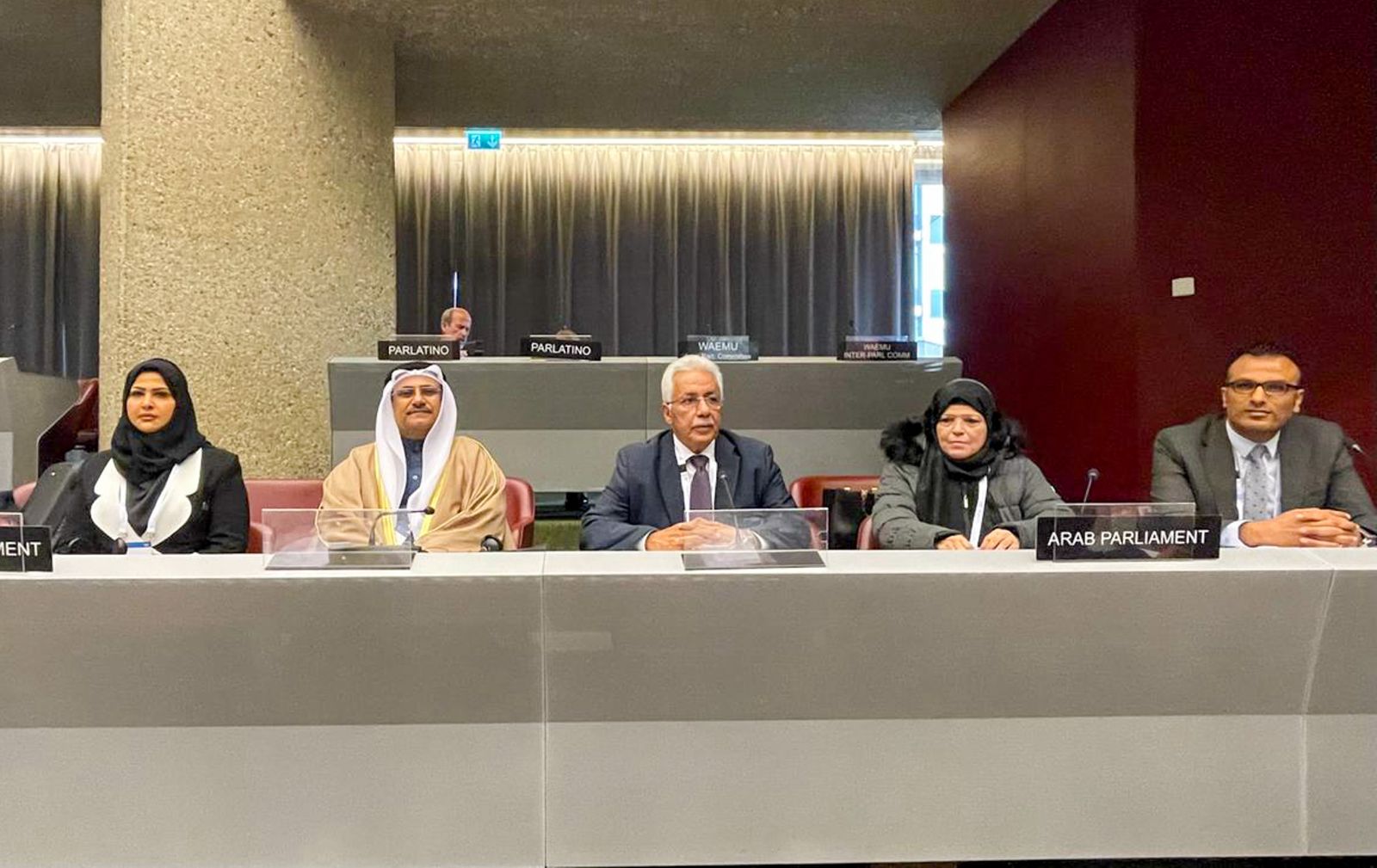 "العسومي" يرأس وفد البرلمان العربي خلال المشاركة في اجتماع المجلس الحاكم بالاتحاد البرلماني الدولي في جنيف