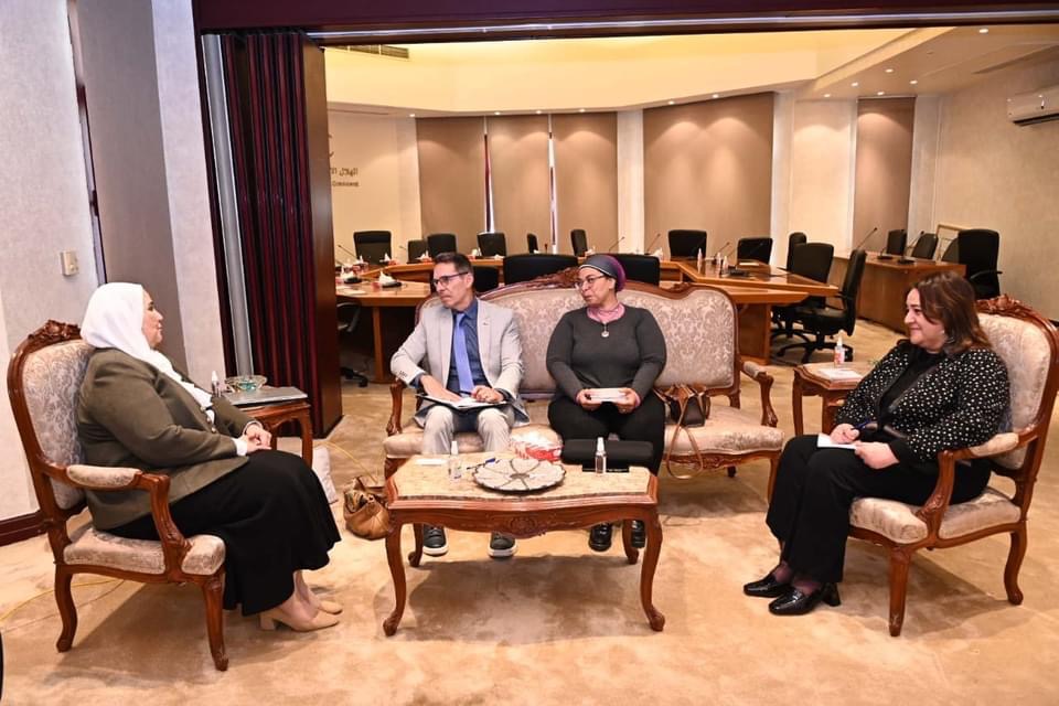 وزيرة التضامن الاجتماعي تلتقي نائب مدير الوكالة الألمانية للتعاون الدولي بمصر