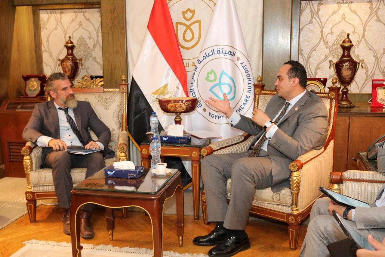 رئيس هيئة الرعاية الصحية يبحث تعزيز التعاون مع ممثل منظمة الأمم المتحدة للطفولة "يونيسف في مصر"