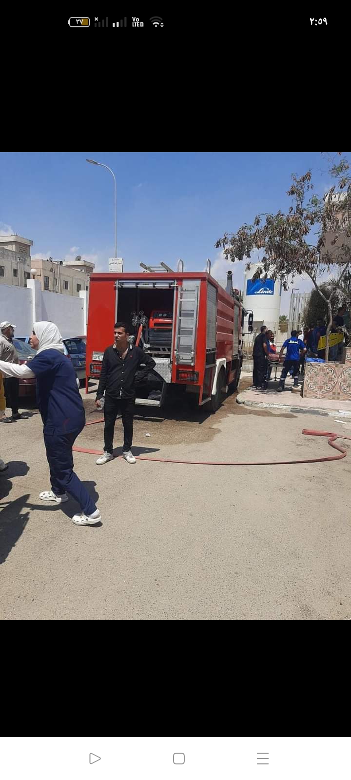 بيان صادر عن وزارة الصحة والسكان:  الدكتور خالد عبدالغفار يتابع تداعيات حريق مستشفى السادات المركزي ويوجه نائبه بالتوجه للمستشفى لمتابعة الإخلاء الآمن للمرضى المحجوزين بالمستشفى