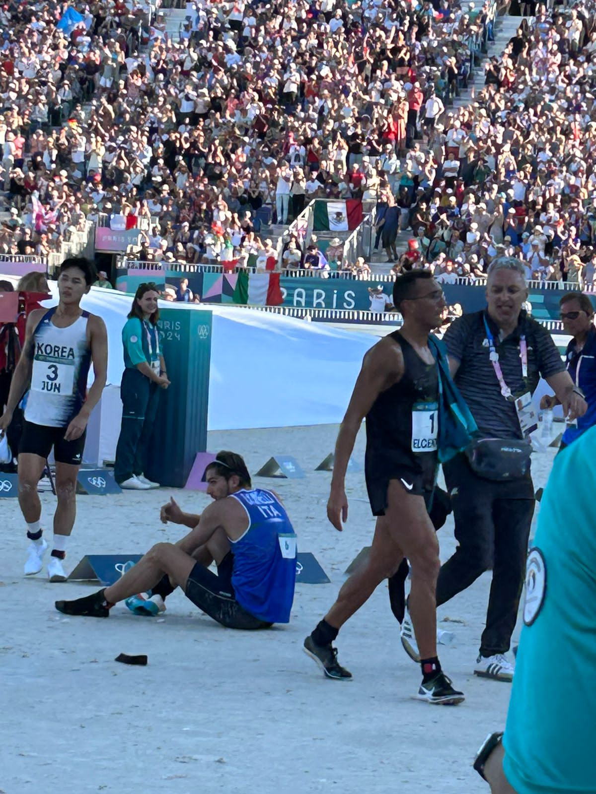 البطل احمد الجندي يحصد  ذهبية الخماسي الحديث بأولمبياد باريس