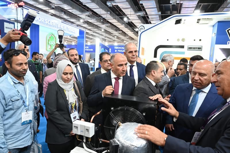 وزير الصناعة والنقل يفتتح المعرض والمؤتمر الدولي التاسع للتبريد والتكييف وتدفئة الهواء والعزل الحراري والطاقة